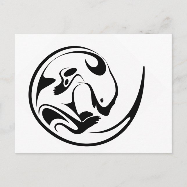 Cartão Postal Lontra brincalhão (Frente)