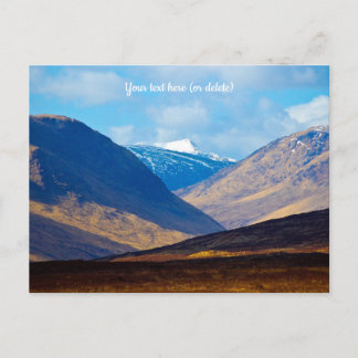 Cartão Postal Looking towards Glen Etive, Scotland Postcard