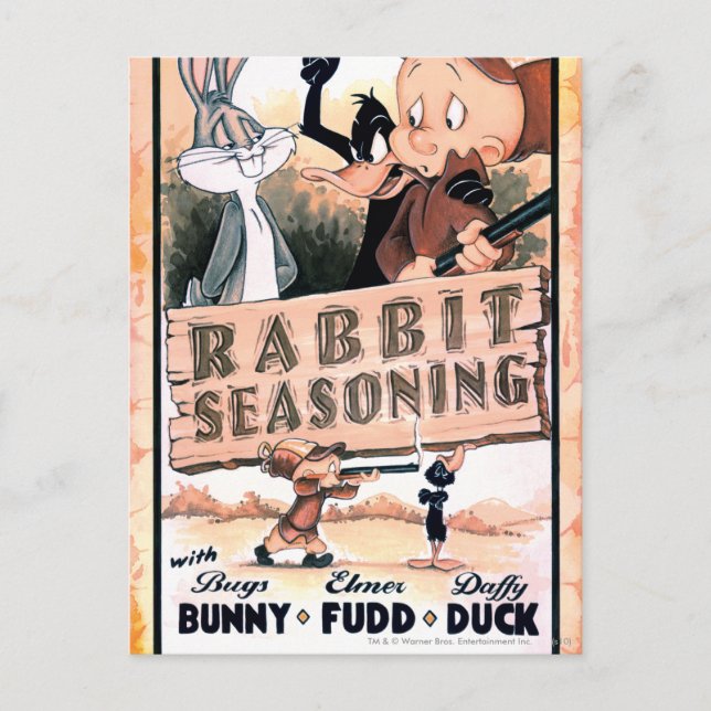 Cartão Postal LOONEY TUNES™ Rabbit Seasoning (Frente)