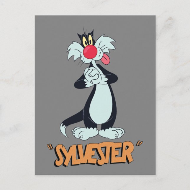 Cartão Postal LOONEY TUNES™ - Raios retroativos | SYLVESTER™ (Frente)