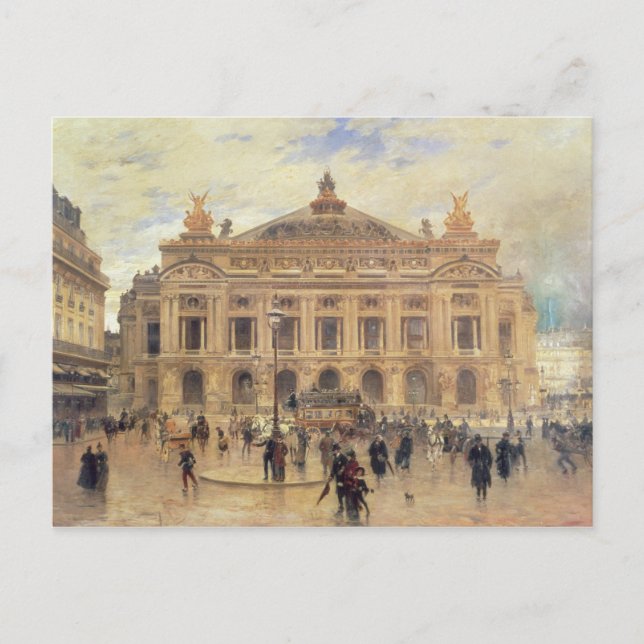 Cartão Postal L'Opera, Paris (Frente)