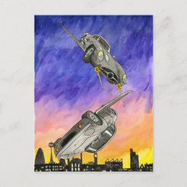 Cartão Postal Lord Vernon pursuing The Pan of Hamgee