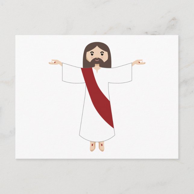 Cartão Postal Lorde Jesus Cristo (Frente)