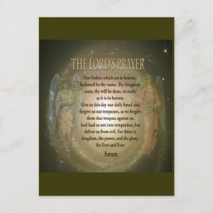 Cartão Postal Lord's Prayer