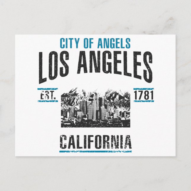 Cartão Postal Los Angeles (Frente)