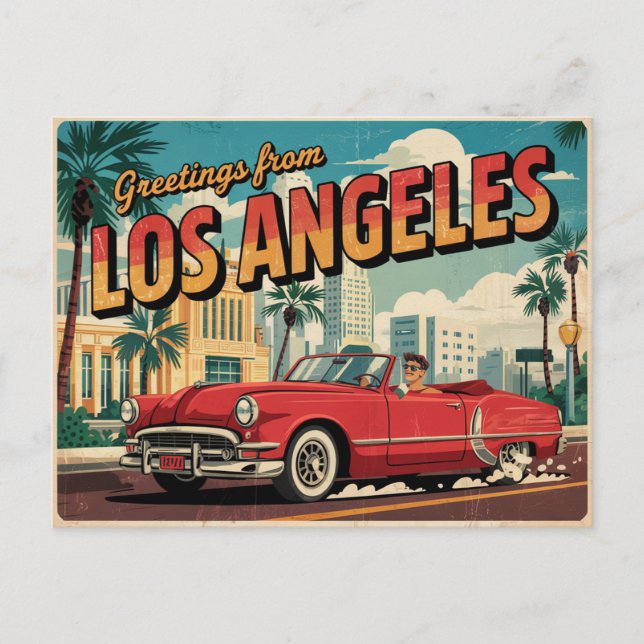 Cartão postal Los Angeles (Frente)