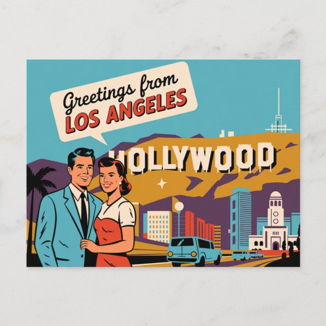 Cartão Postal Los angeles (Frente)