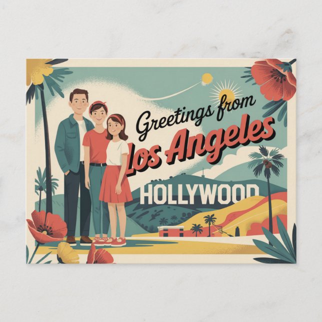 Cartão Postal Los Angeles (Frente)