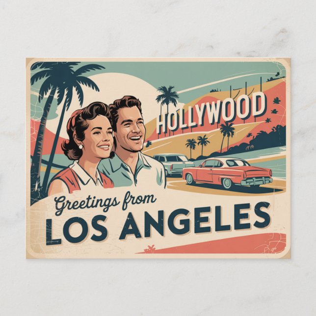 Cartão Postal Los Angeles (Frente)