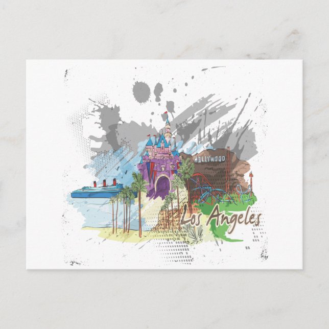 Cartão Postal Los Angeles (Frente)