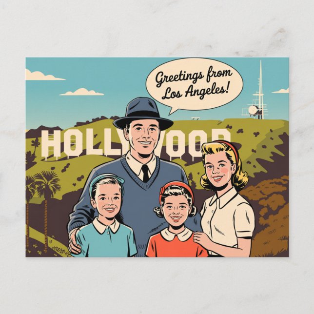 Cartão Postal Los Angeles (Frente)