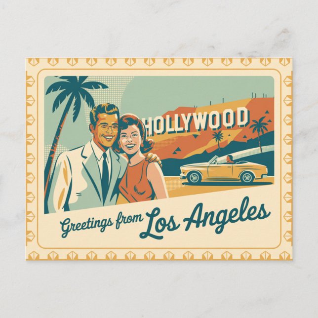 Cartão Postal Los Angeles (Frente)