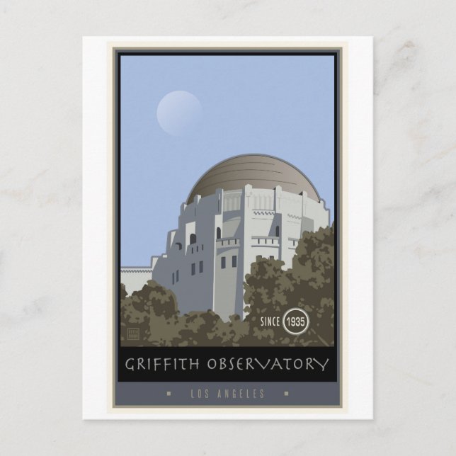 Cartão Postal Los Angeles, CA (Frente)