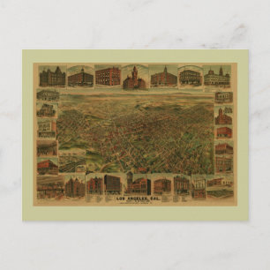 Cartão Postal Los Angeles CA 1891