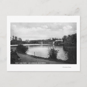 Cartão Postal Los Angeles, CA West Lake Park City View