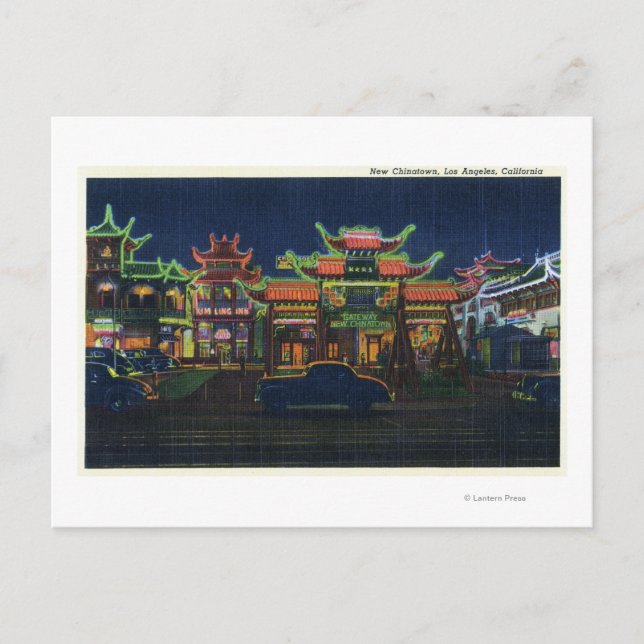 Cartão Postal Los Angeles, CaliforniaGateway para Nova (Frente)
