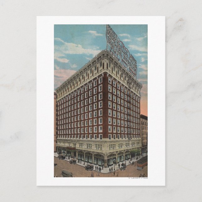 Cartão Postal Los Angeles, CAView do hotel Rosslyn (Frente)