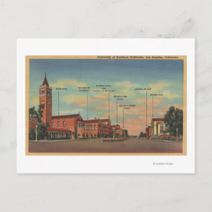 Cartão Postal Los Angeles, CAView of U.S.C Campus