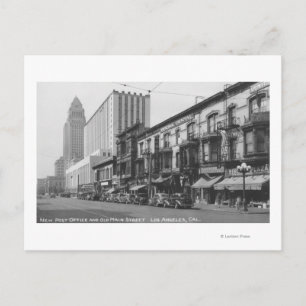 Cartão Postal Los Angeles, escritório de Posto da CA e antigo pr