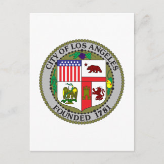 Cartão Postal Los Angeles Seal