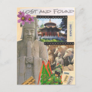Cartão postal Lost Found Journeys