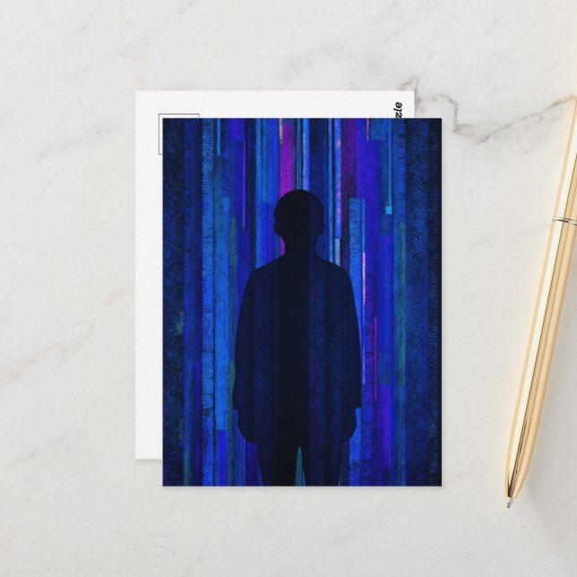 Cartão Postal Lost in the Algorithm Blues (Frente/Verso In Situ)