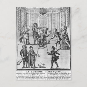 Cartão Postal Loteria de Harlequin