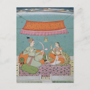 Cartão Postal Lotus Arrow, Bilaspur, c.1750
