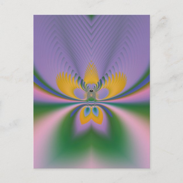 Cartão Postal Lotus Roxo (Frente)