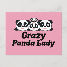 Cartão Postal Louca Senhora de Panda