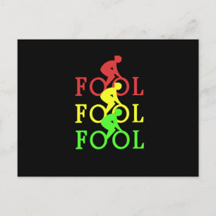 Cartão Postal Louco por Bicicleta - Presente para Fã de Ciclista
