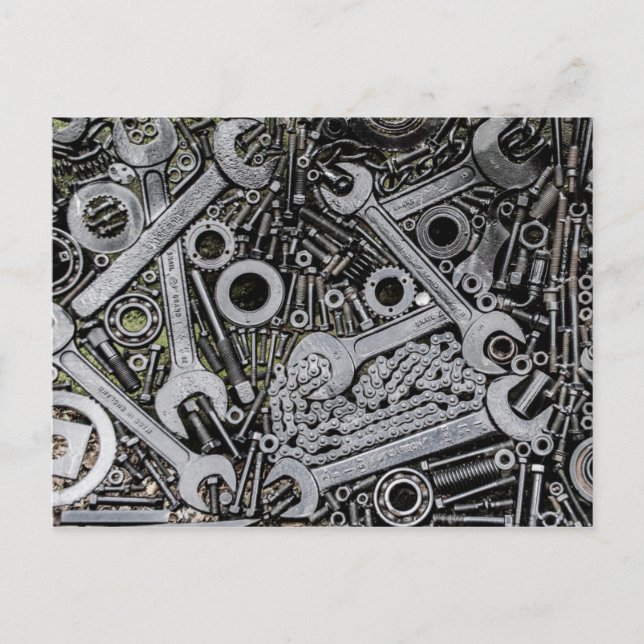 Cartão Postal Loucos e parafusos (Frente)