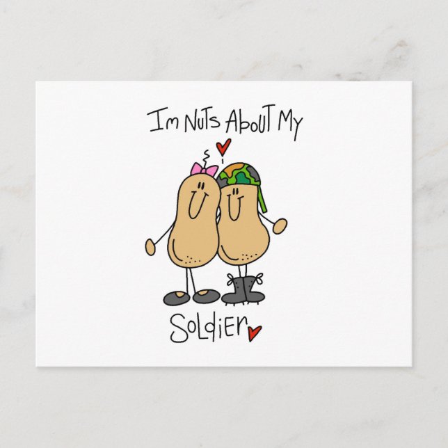 Cartão Postal Loucos sobre minhas camisetas e presentes (Frente)