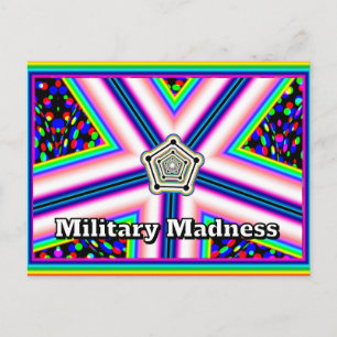Cartão Postal Loucura Militar (você pode mudar as palavras)