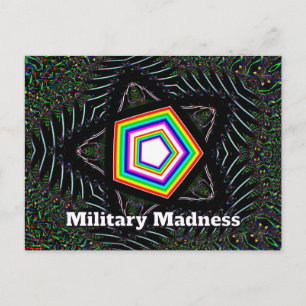 Cartão Postal Loucura Militar (você pode mudar as palavras)