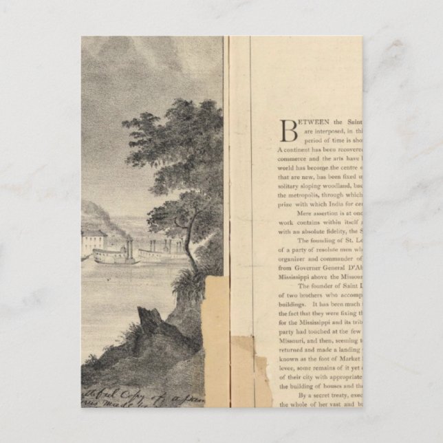 Cartão Postal Louis, 1832 (Frente)