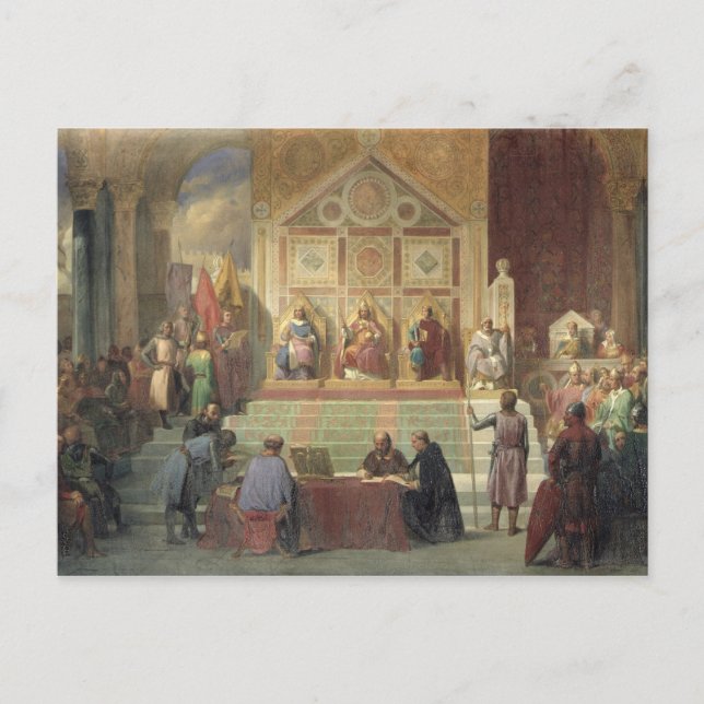 Cartão Postal Louis King da França (Frente)