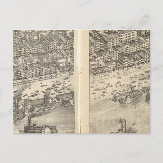 Cartão Postal Louis, Missouri 3 (Frente)