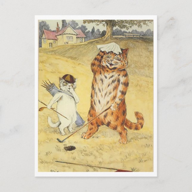 Cartão Postal Louis Wain (Frente)