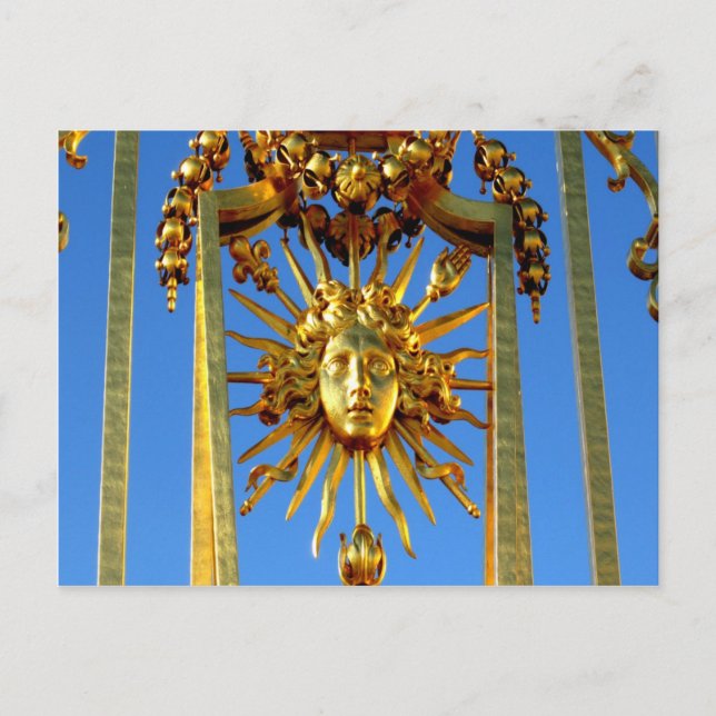 Cartão Postal louis xiv sun king (Frente)
