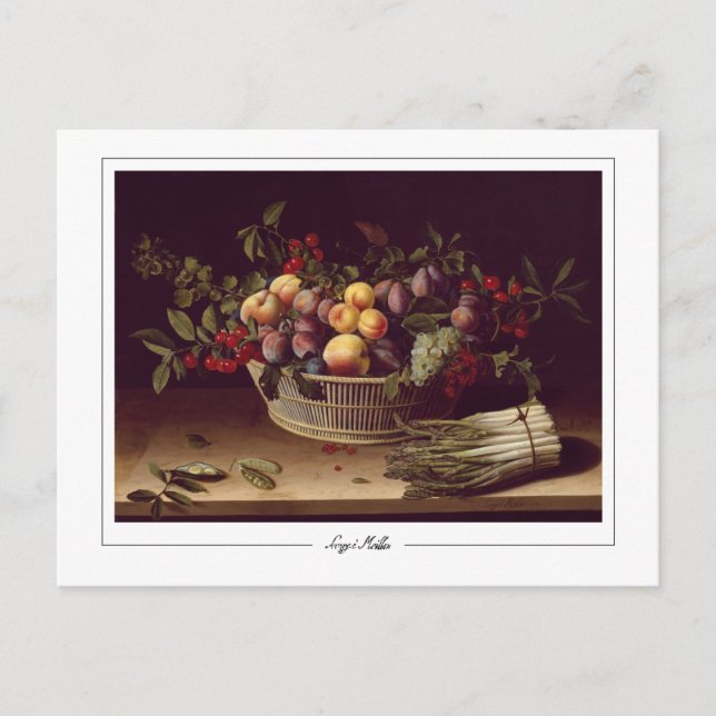 Cartão Postal Louise Moillon #5 - Cartão-postal de arte (Frente)