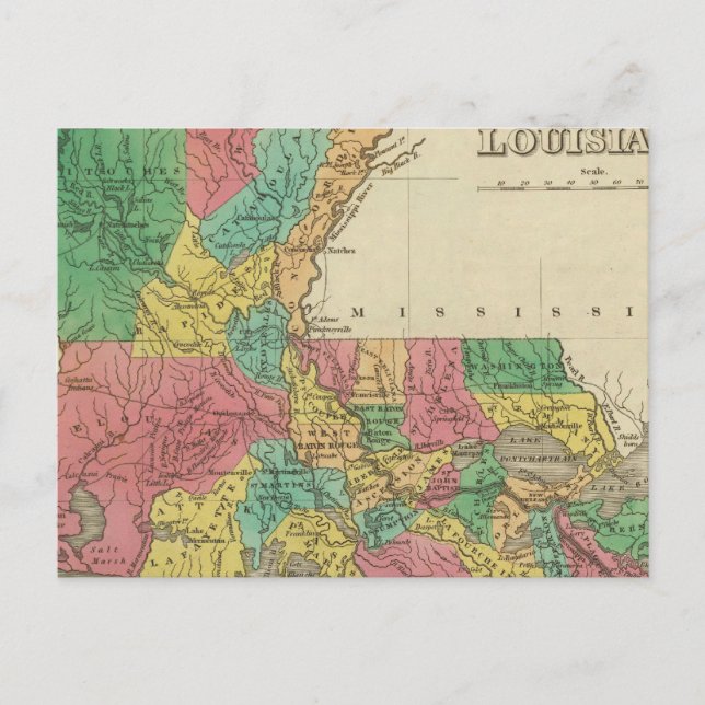 Cartão Postal Louisiana (Frente)
