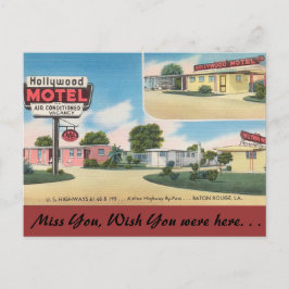 Cartão Postal Louisiana, Motel Hollywood, Baton Rouge