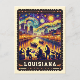 Cartão Postal Louisiana | Vincent Van Gogh inspirado