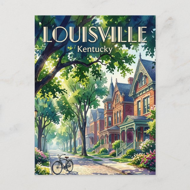 Cartão Postal Louisville EUA (Frente)