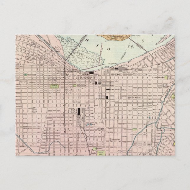 Cartão Postal Louisville, Kentucky (Frente)