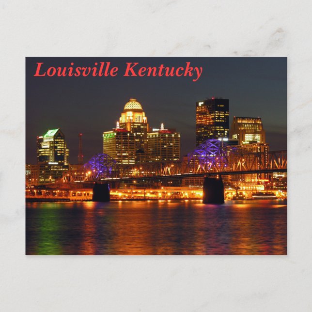 Cartão Postal Louisville Kentucky (Frente)