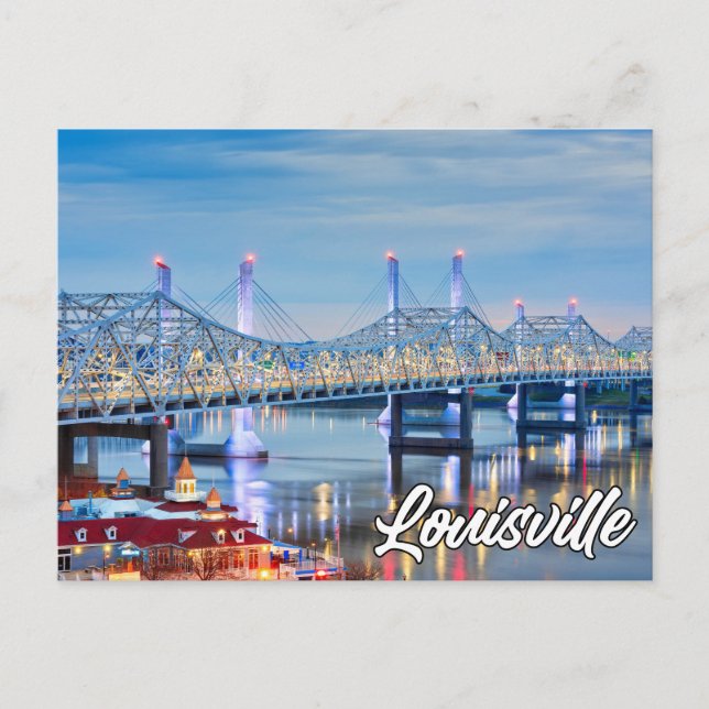 Cartão Postal Louisville, Kentucky, Estados Unidos (Frente)