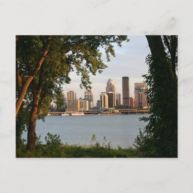 Cartão Postal Louisville Ky enquadrado (Frente)