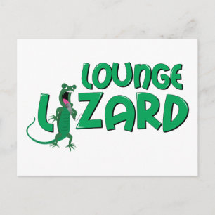 Cartão Postal Lounge Lizard